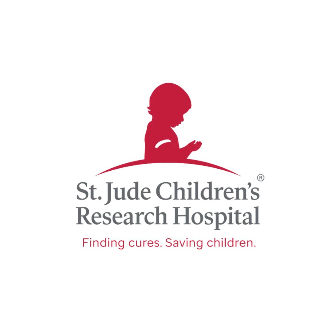Ricardo-supplied St. Jude Children's Research Hospital logo — Finding cures. Saving children.