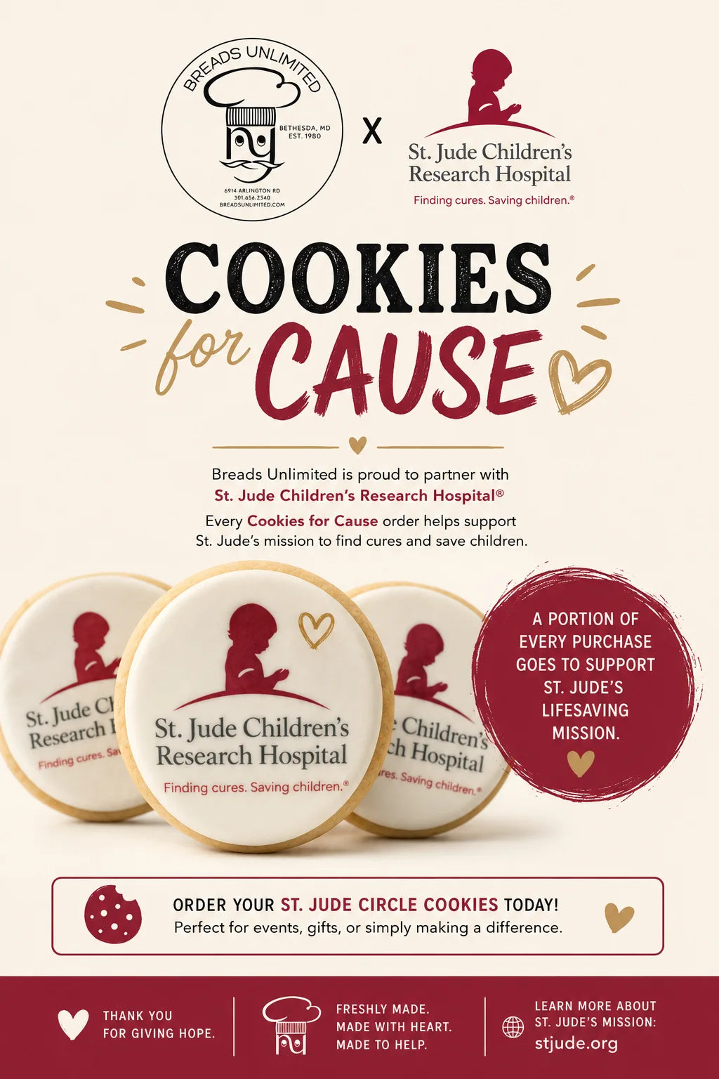 Client-provided Cookies for Cause mission artwork
